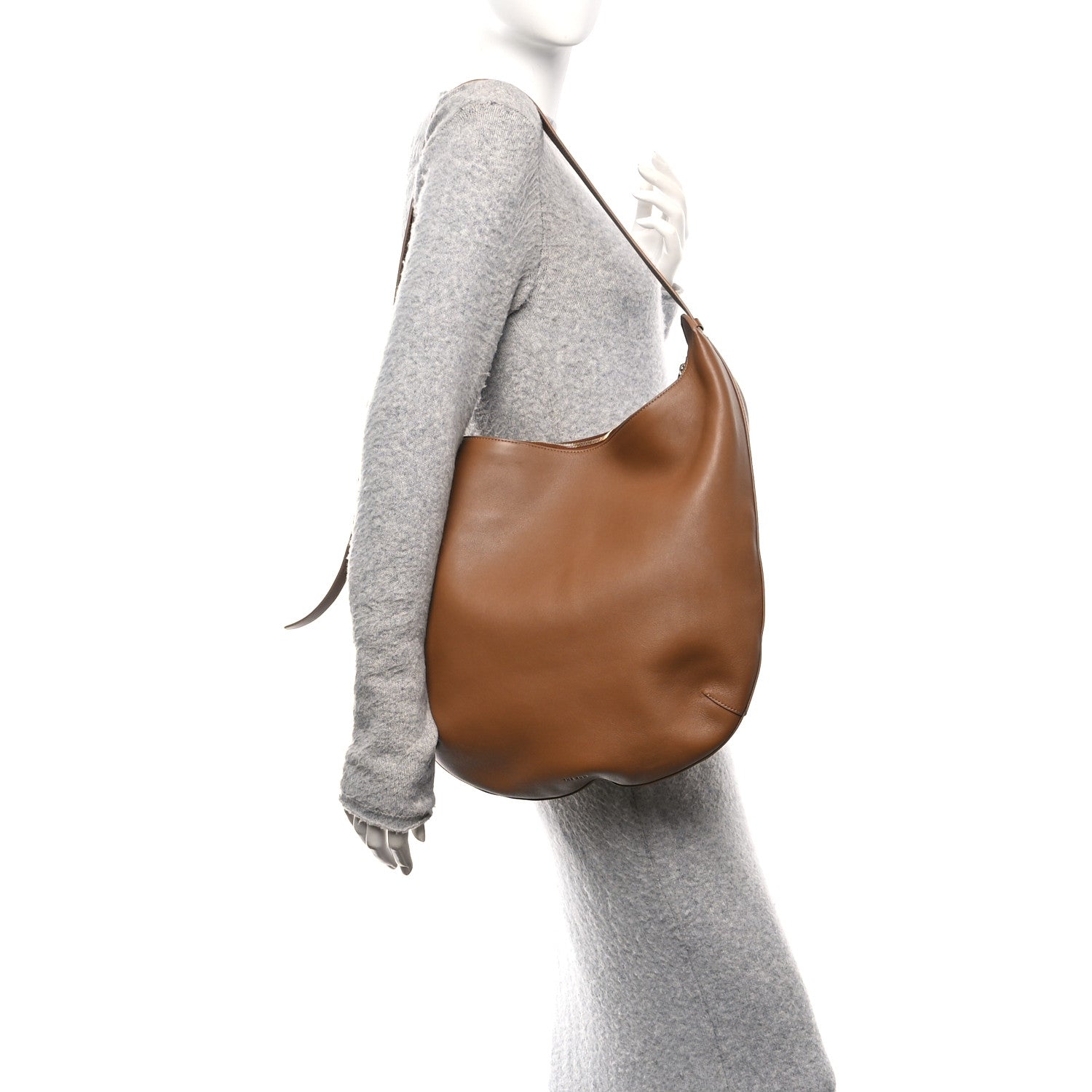 The Row Calfskin N/S Allie Bag Beige 2 of 10