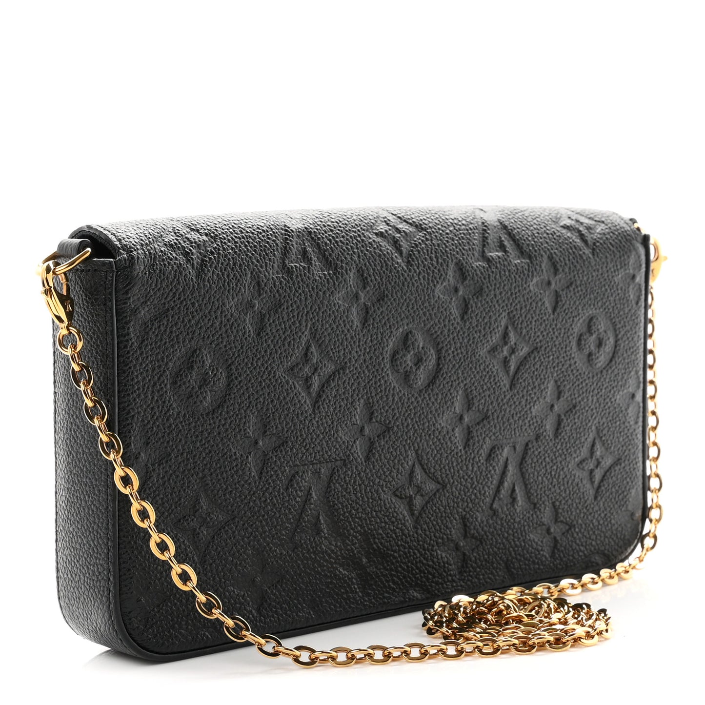 Empreinte Pochette Felicie Chain Wallet Black