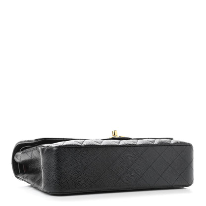 Chanel Caviar Quilted Medium Double Flap Black 3 of 10