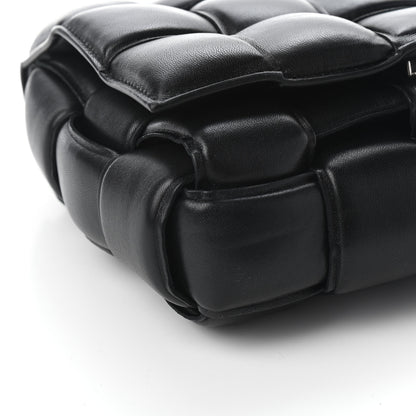 Bottega Veneta Lambskin Maxi Intreccio Padded Chain Cassette Crossbody Bag Black 7 of 8