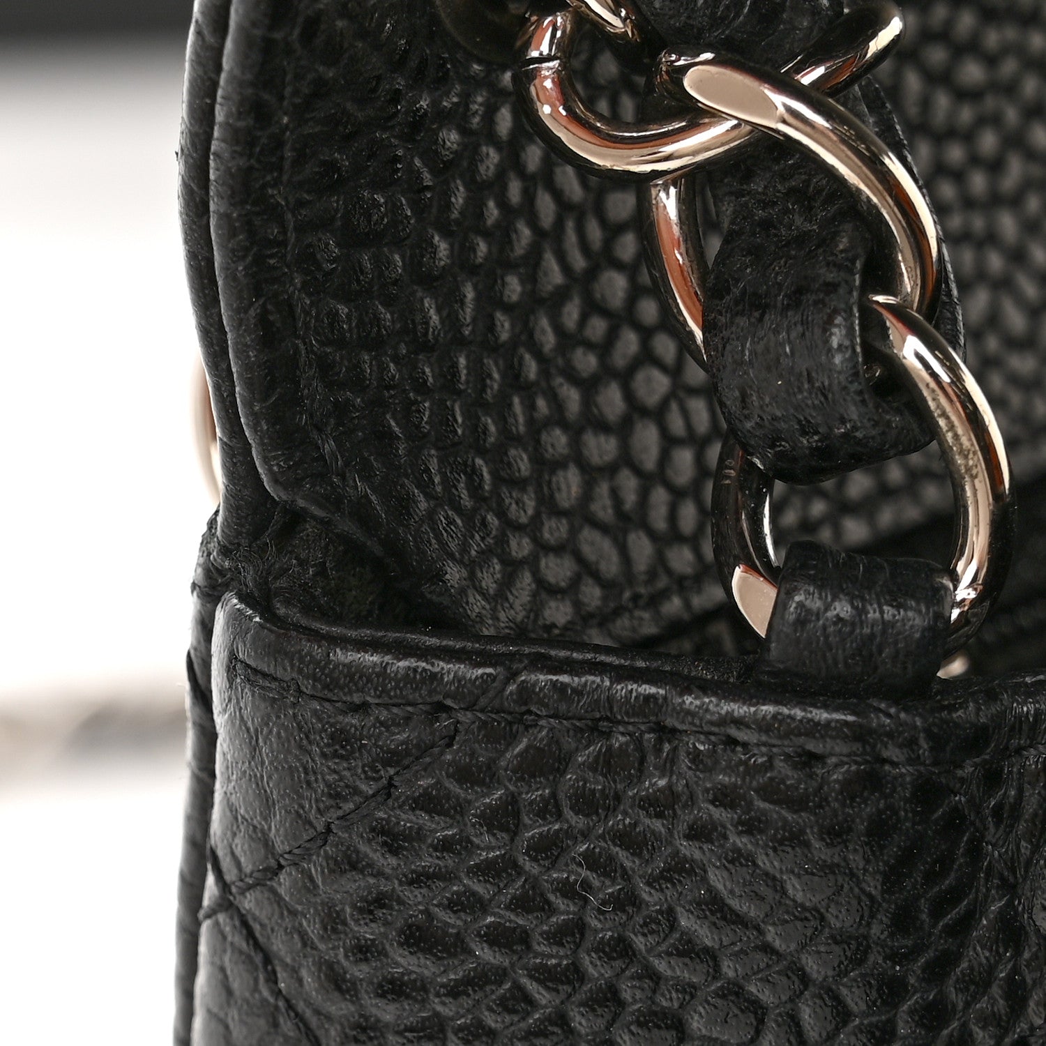 Chanel Caviar Quilted Mini Square Flap Black 12 of 13