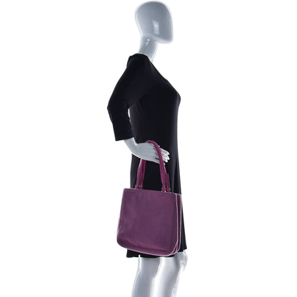 Prada Tessuto Wool Tote Pink 2 of 14