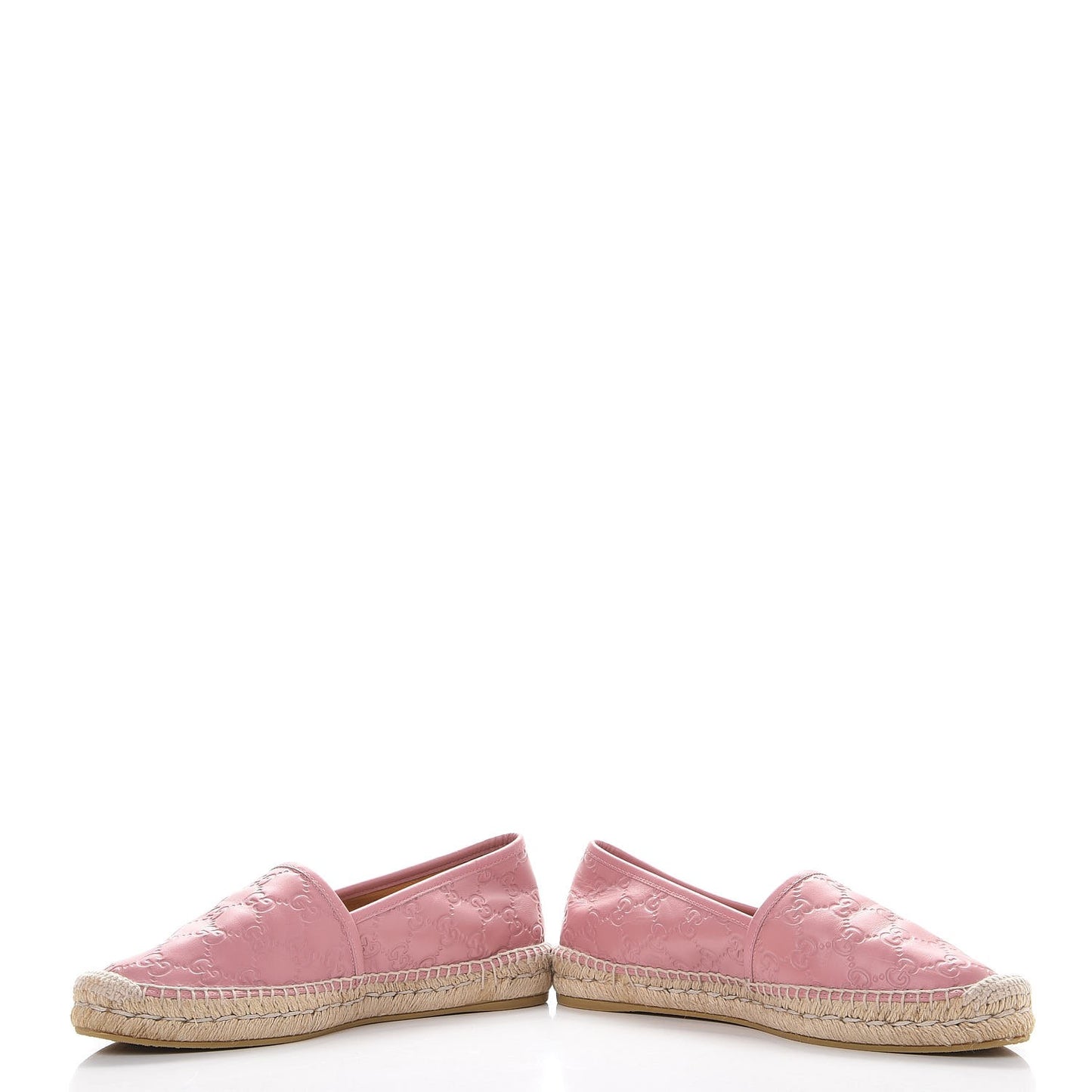Guccissima Signature Espadrilles 41 Rose Baby Candy