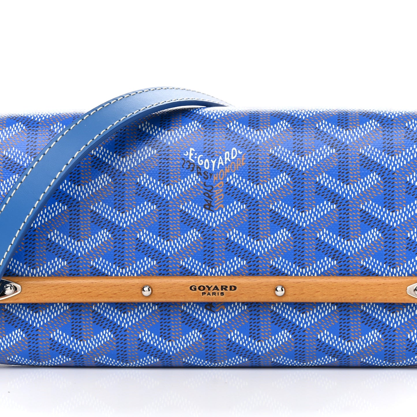 Goyardine Monte Carlo Mini Phone Case Sky Blue