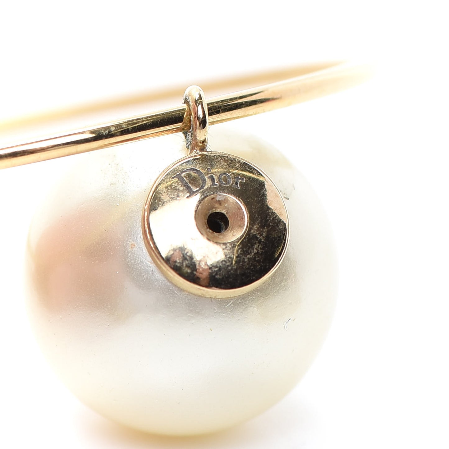 Pearl Mise En Dior Tribal Hoop Earrings