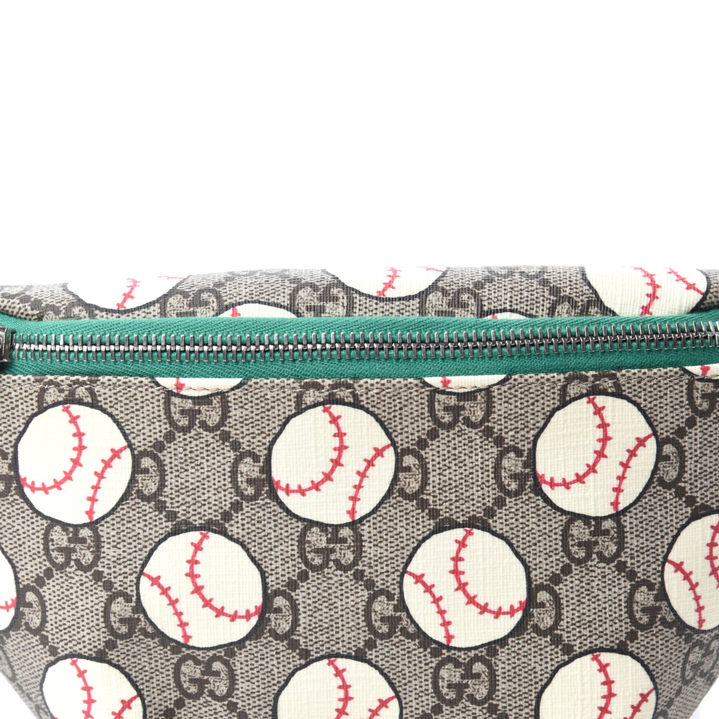 GG Supreme Monogram Baseballs Web Childrens Belt Bag