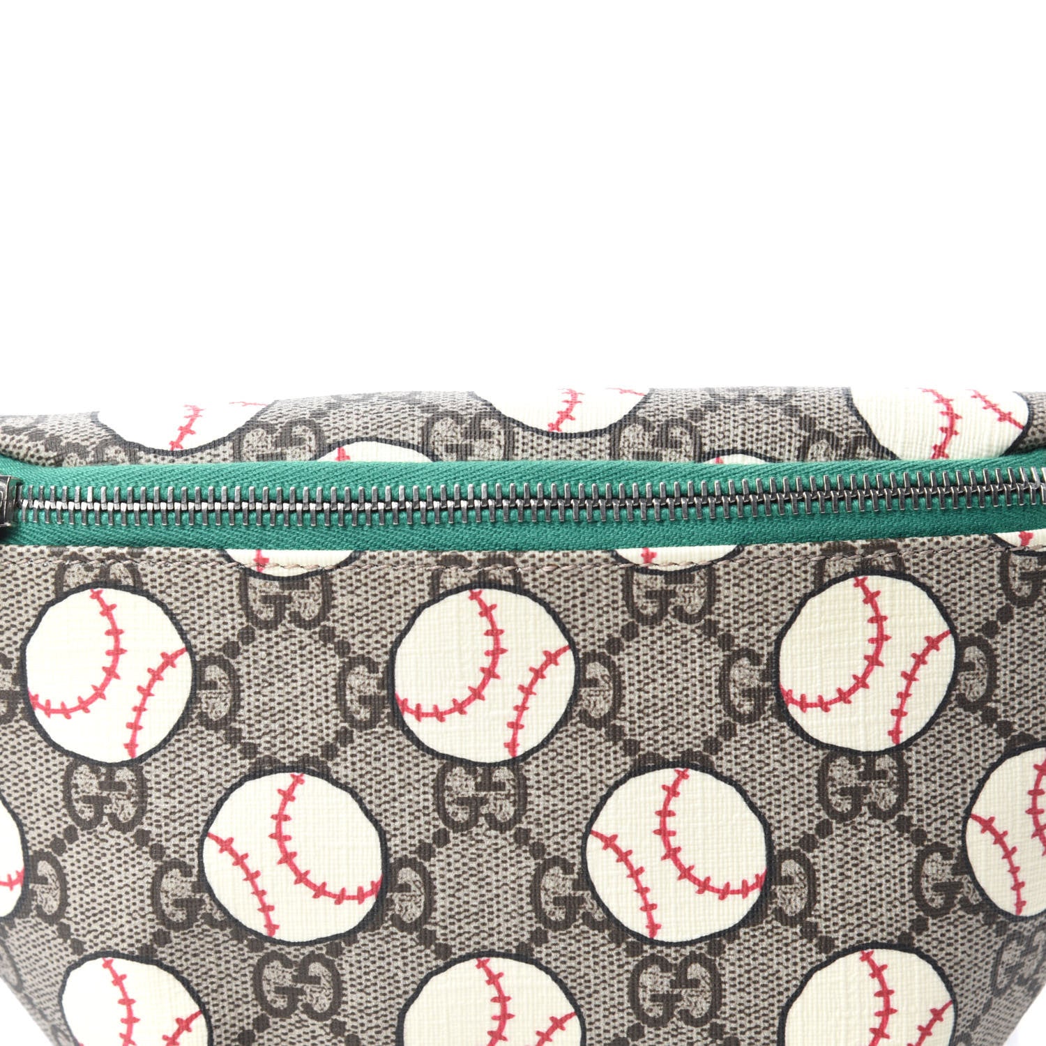 Gucci GG Supreme Monogram Baseballs Web Childrens Belt Bag 10 of 10