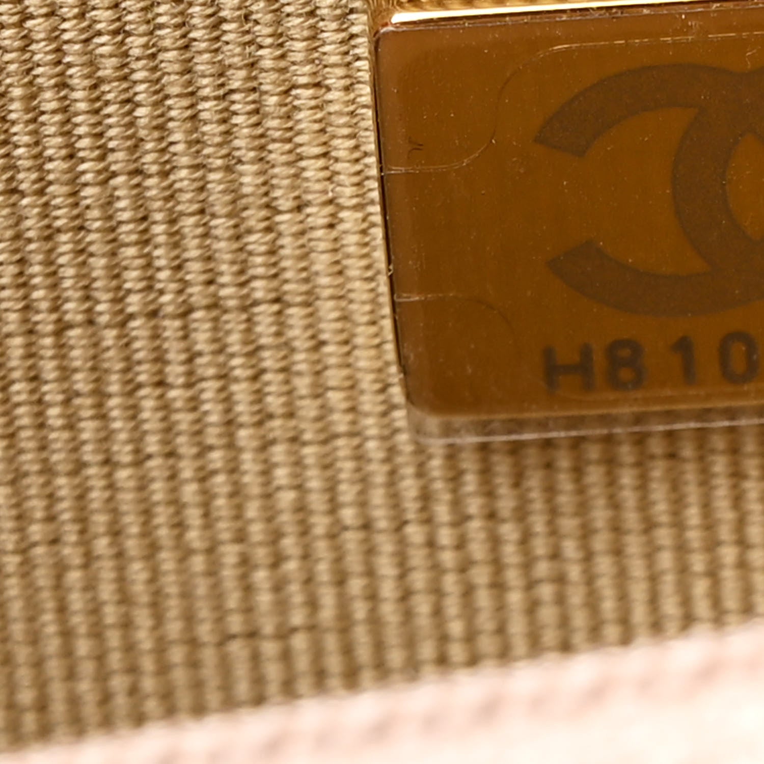 Chanel Lambskin Quilted CC Pearl Crush Wallet on Chain WOC Light Beige 8 of 14