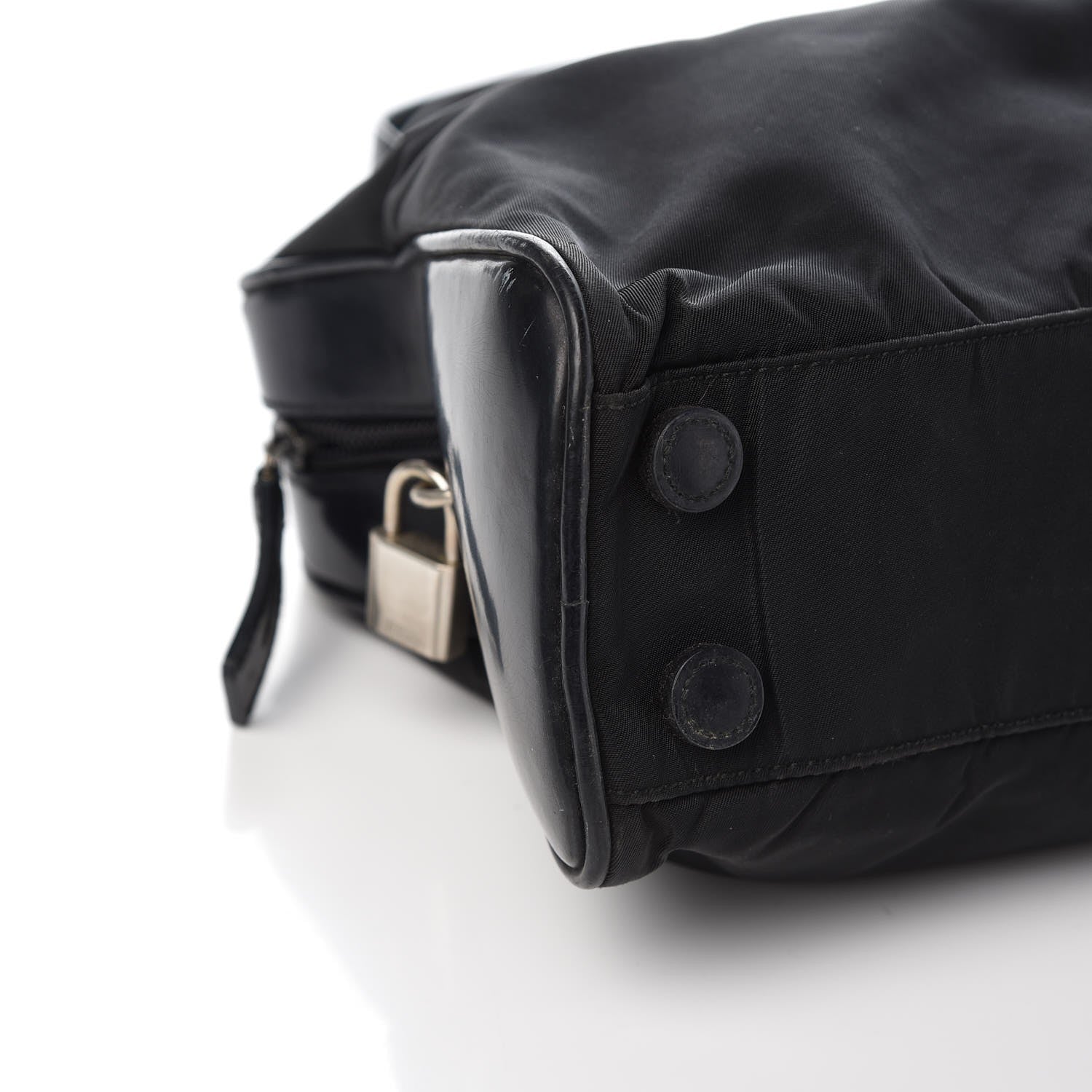 Prada Tessuto Nylon Shoulder Bag Black 11 of 13