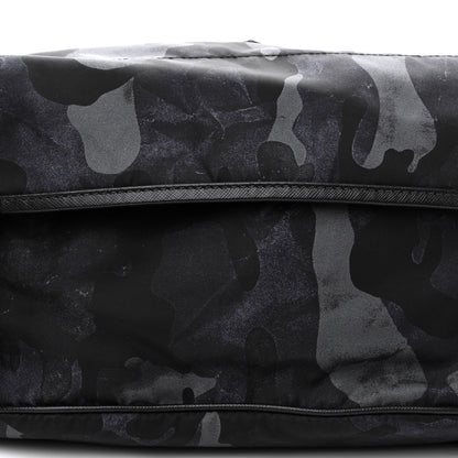 Prada Tessuto Nylon Camouflage Belt Bag Blue Grey 7 of 9