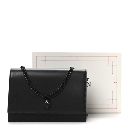 Alexander McQueen Calfskin Skull Small Crossbody Bag Black 10 of 10
