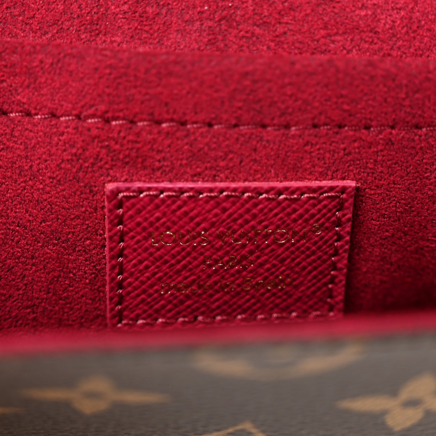 Monogram Pochette Felicie Chain Wallet Fuchsia Fuchsia
