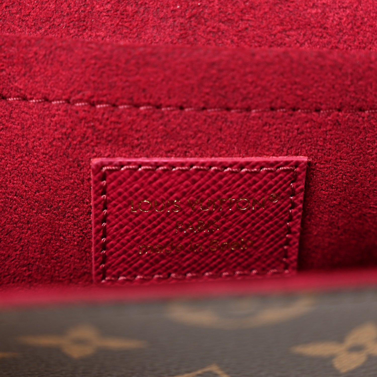 Louis Vuitton Monogram Pochette Felicie Chain Wallet Fuchsia Fuchsia 7 of 11