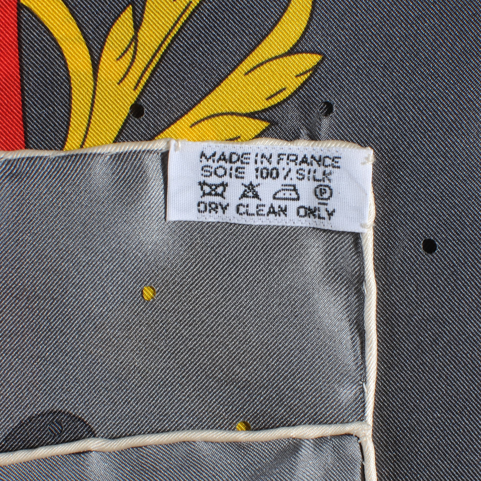 Hermes Silk Perforated Astrologie Nouvelle Perfore Shawl GM 140 7 of 7