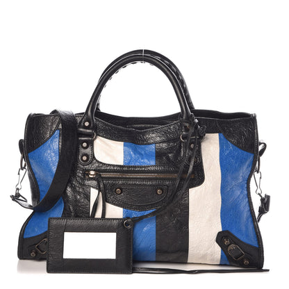 Balenciaga Agneau Arena Multicolore Classic Hardware City Bleu White Black 1 of 12