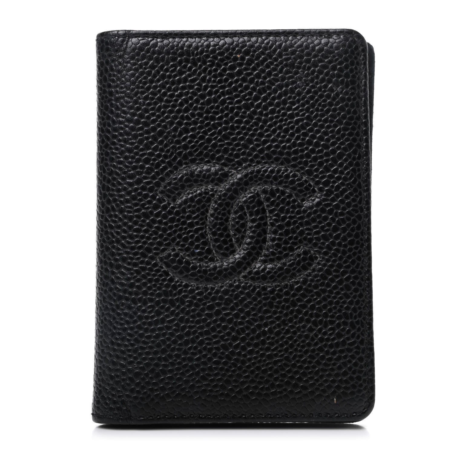 Chanel Caviar Timeless CC Card Holder Wallet Black 1 of 8