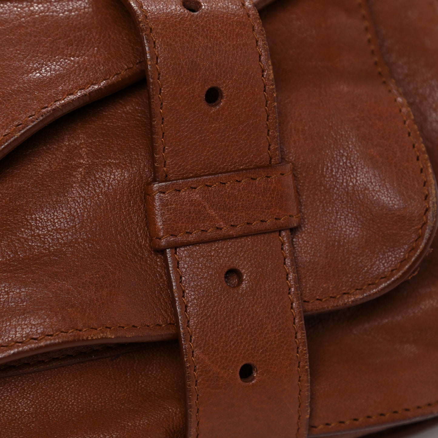 Lambskin Large PS1 Satchel Saddle
