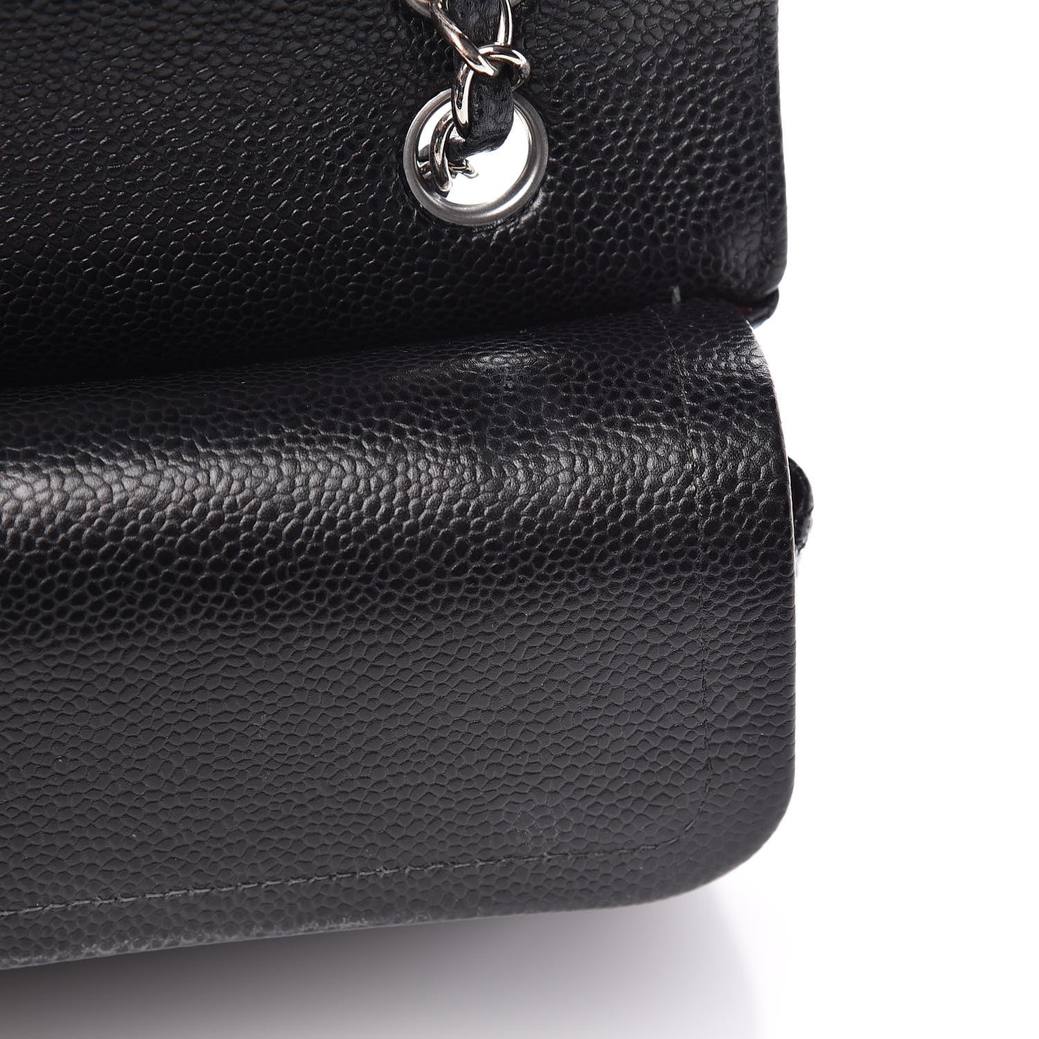 Chanel Caviar Quilted Medium Double Flap Black 11 of 14