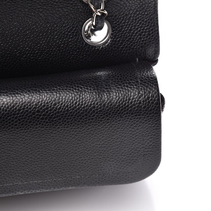 Chanel Caviar Quilted Medium Double Flap Black 11 of 14