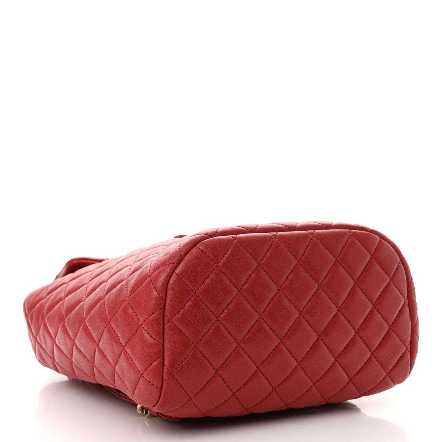 Lambskin Quilted Small Urban Spirit Backpack Red