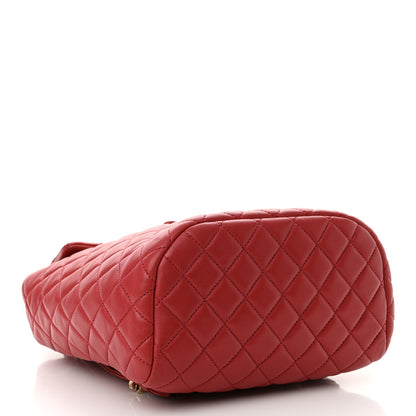 Chanel Lambskin Quilted Small Urban Spirit Backpack Red 4 of 14