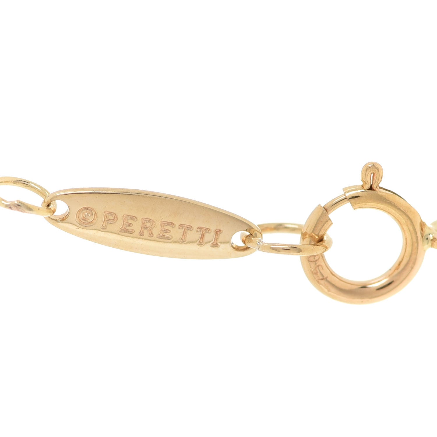 Tiffany 18K Yellow Gold Elsa Peretti Letter L Pendant Necklace 5 of 6