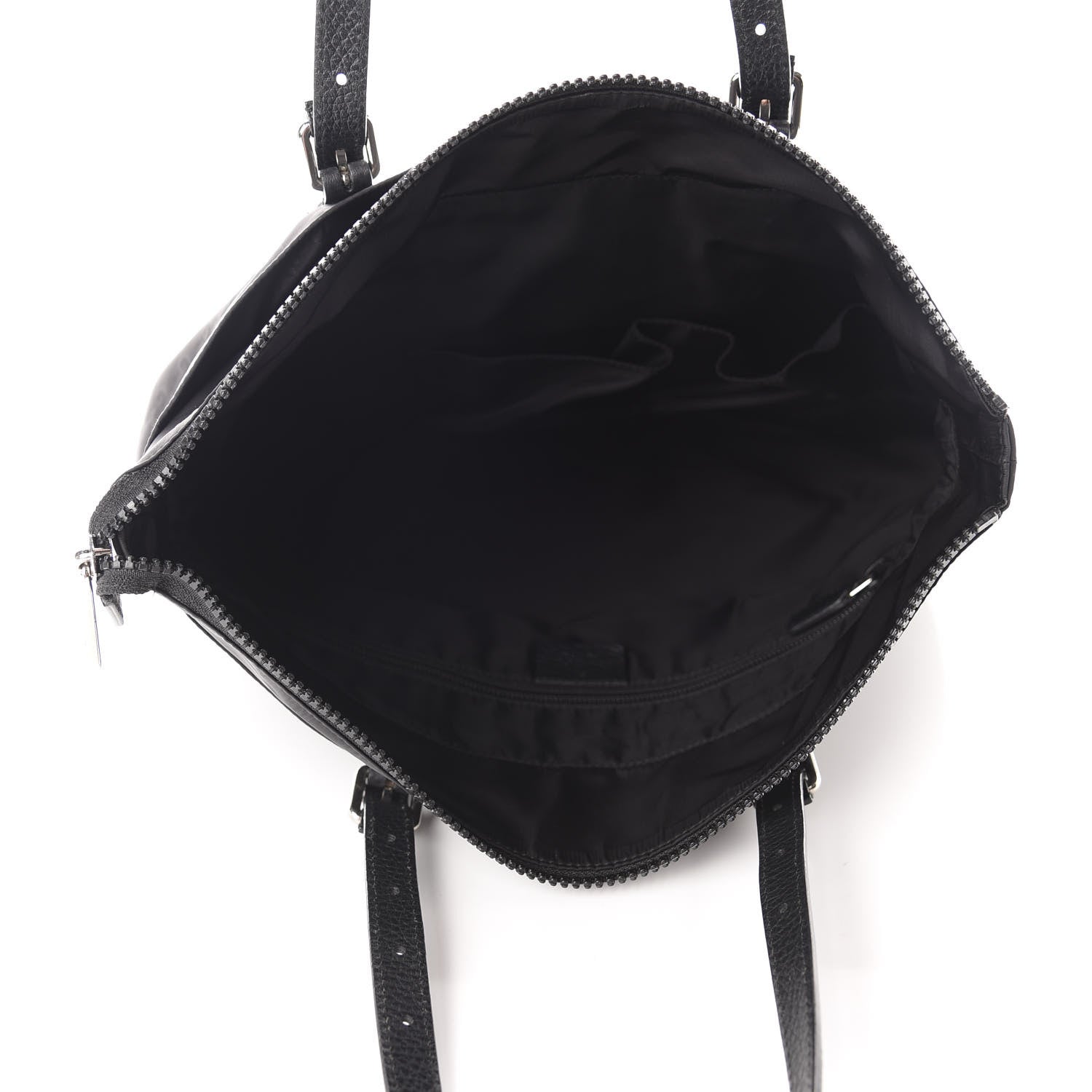 Gucci Nylon Monogram Medium Vertical Tote Black 5 of 12