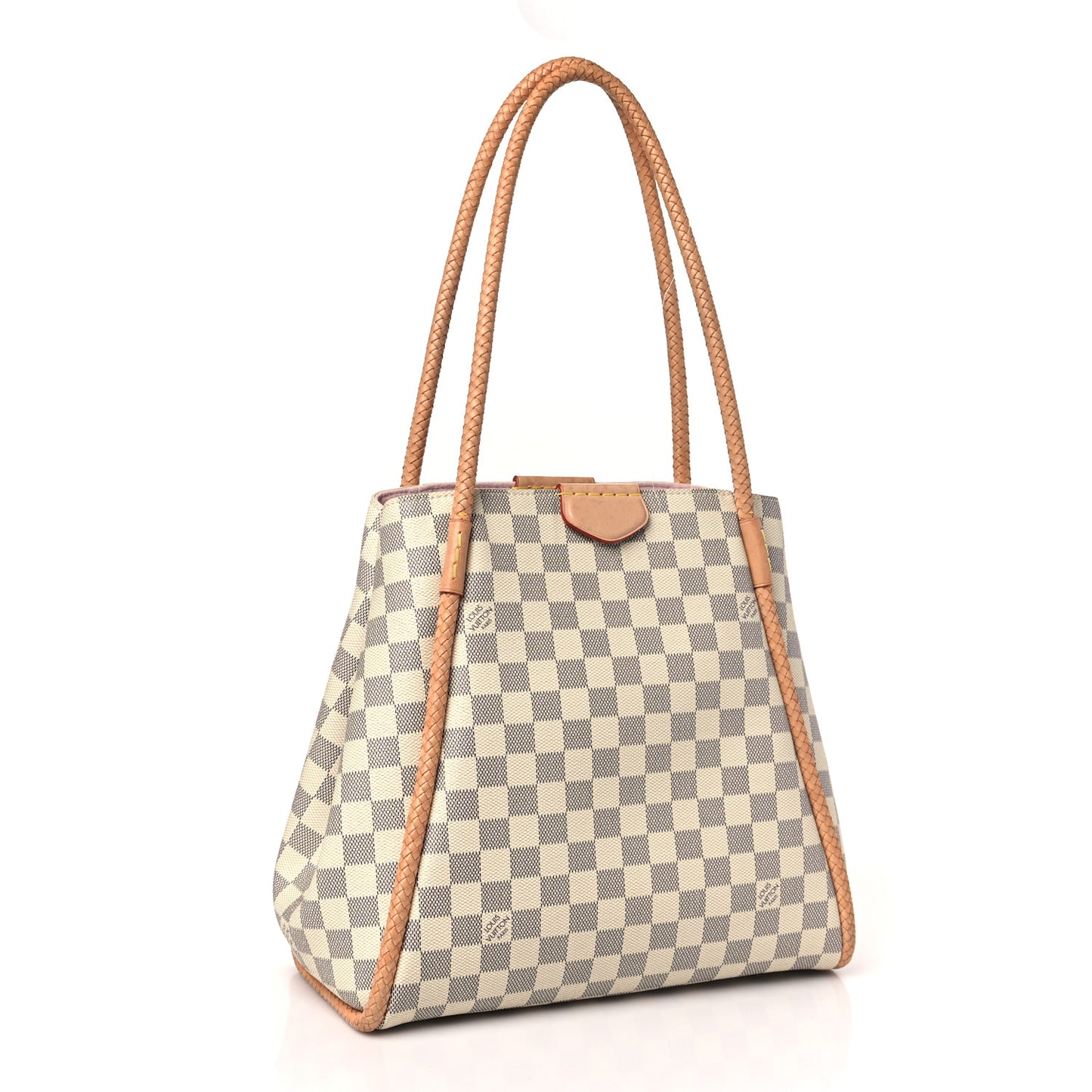 LOUIS VUITTON Damier Azur Propriano Rose Ballerine