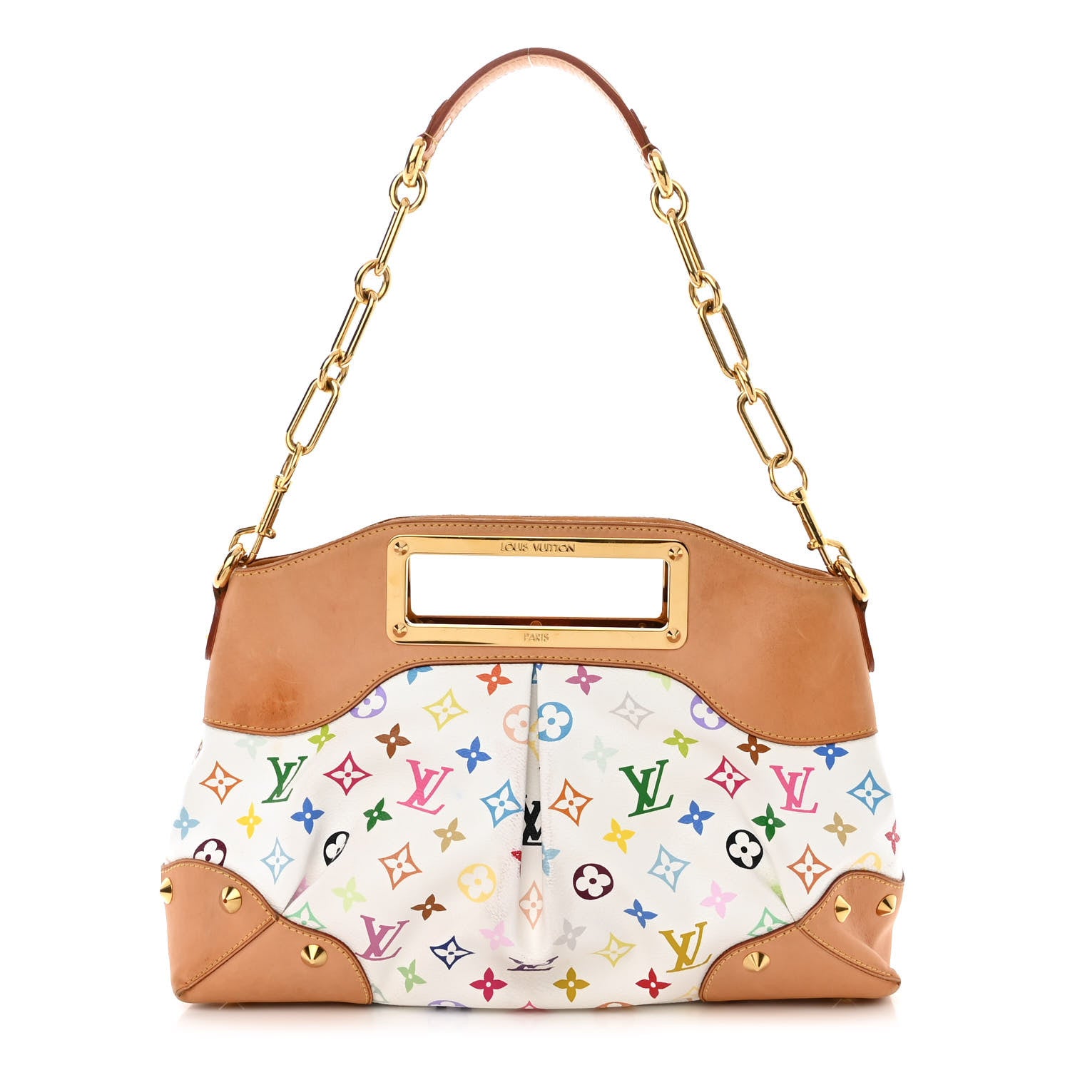 Louis Vuitton Monogram Multicolor Judy MM White 1 of 14
