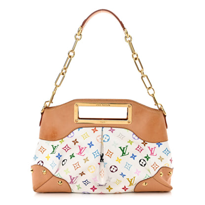 Louis Vuitton Monogram Multicolor Judy MM White 1 of 14