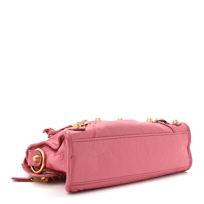 Balenciaga Agneau Giant 12 Gold Hardware Mini City Rose Bombon Raspberry 5 of 12