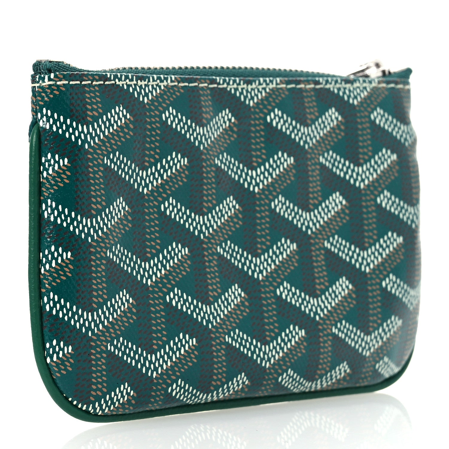 Goyard Goyardine Nano Senat Key Pouch Green 3 of 8