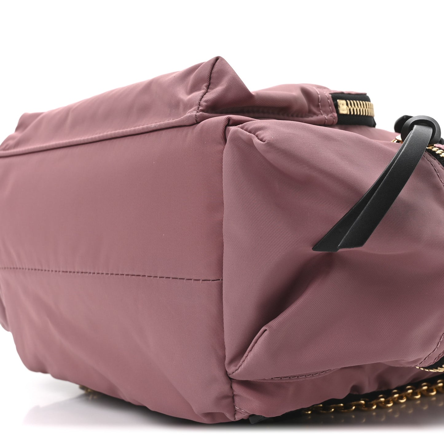 Nylon Medium Rucksack Backpack Mauve Pink