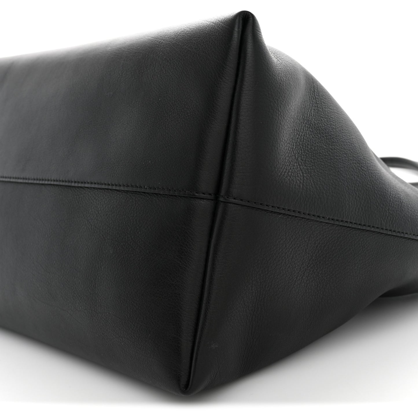 Grained Calfskin Terrasse Bag Black