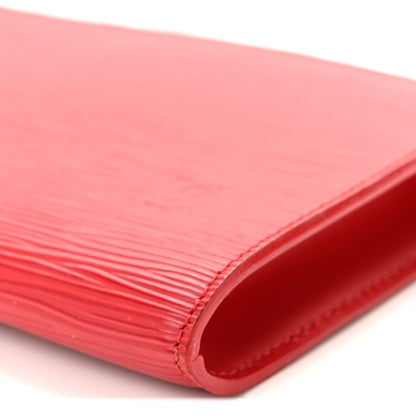 Louis Vuitton Epi Pochette Accessories 21 Castillan Red 10 of 12