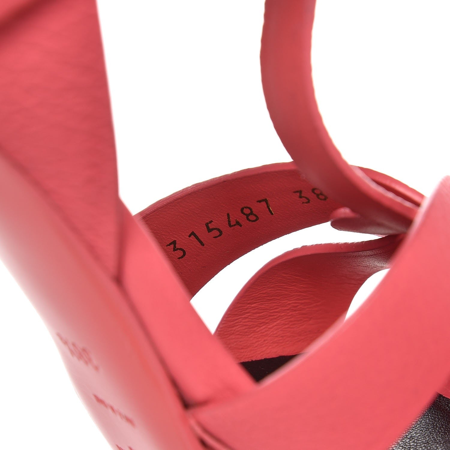 Saint Laurent Grained Calfskin Tribute 105 Platform Sandals 38.5 Rose Clair 8 of 11