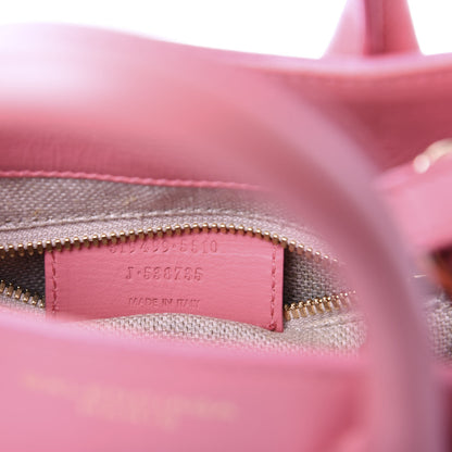 Balenciaga Calfskin Padlock Mini All Afternoon Tote Rose Fluo 8 of 14