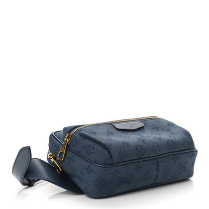 Louis Vuitton Denim Monogram Outdoor Bumbag Navy 4 of 9