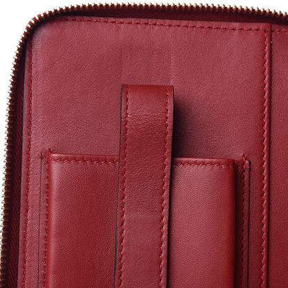 Gucci Microguccissima Zip Around Top Handle Travel Wallet Red 10 of 12