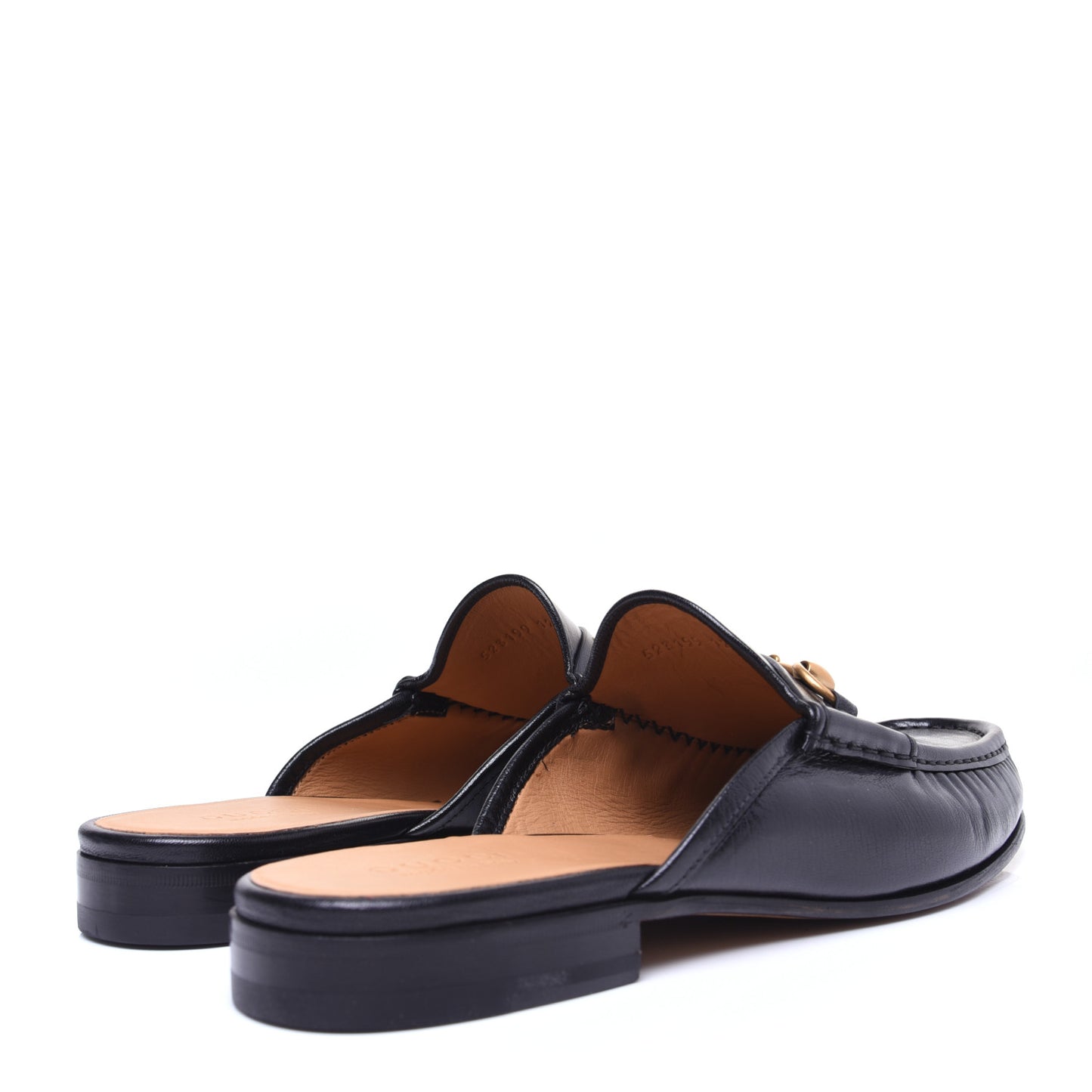 Goatskin Mens Horsebit Slippers 12 Black