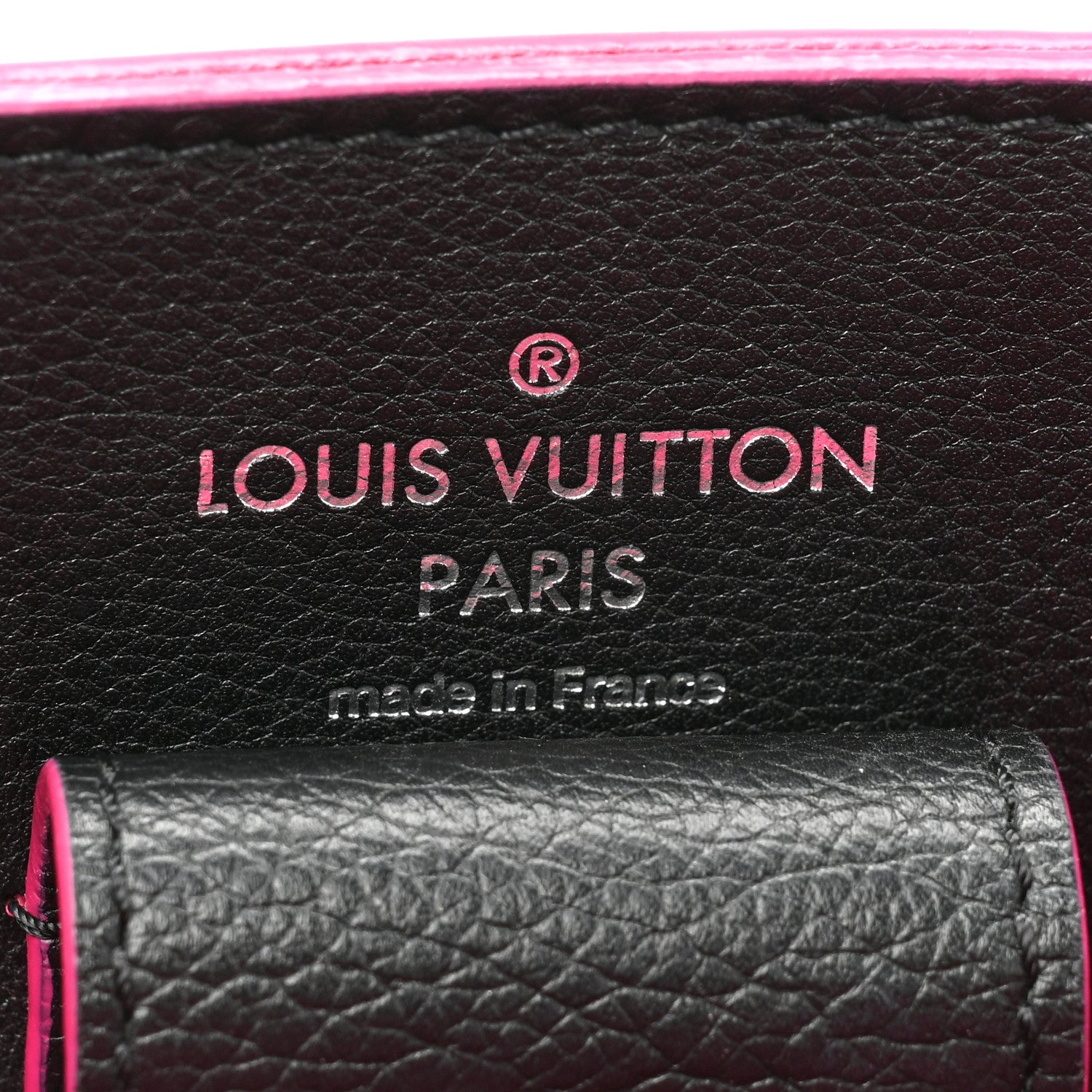 Louis Vuitton Calfskin Lockme Bucket Black 6 of 13