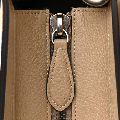 Celine Drummed Calfskin Micro Luggage Dune 13 of 13