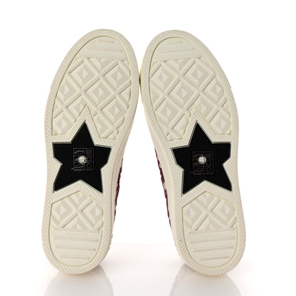 Christian Dior Canvas Oblique Walk'N'Dior Low Top Sneakers 36 Deep Amaranth 7 of 11