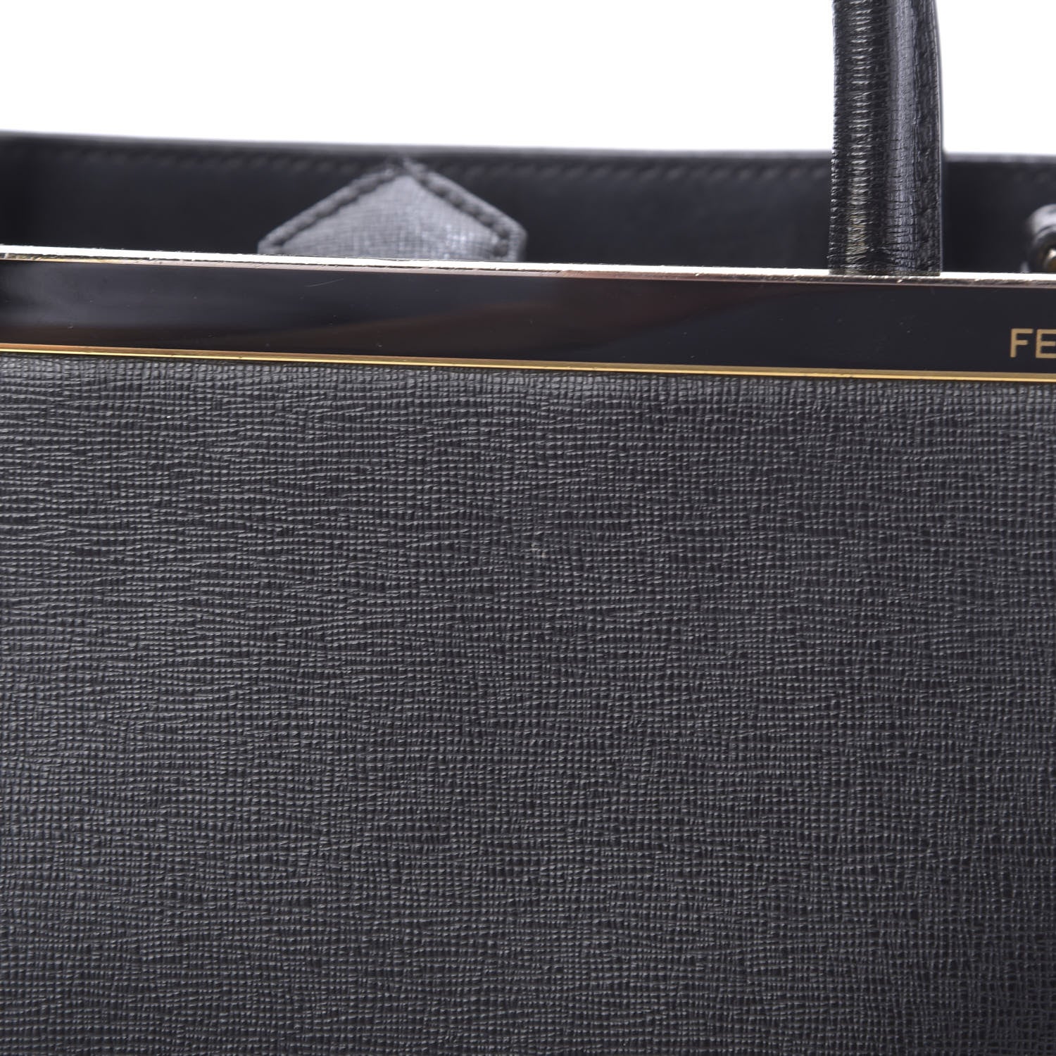 Fendi Vitello Elite Petite 2Jours Tote Black 13 of 16