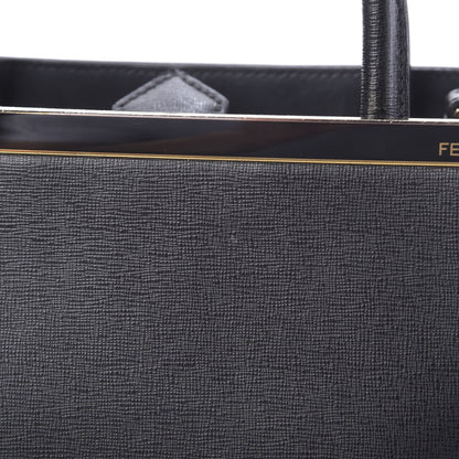 Fendi Vitello Elite Petite 2Jours Tote Black 13 of 16