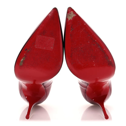 Christian Louboutin Metallic Patent Psychic So Kate 120 Pumps 37.5 Loubi 7 of 15