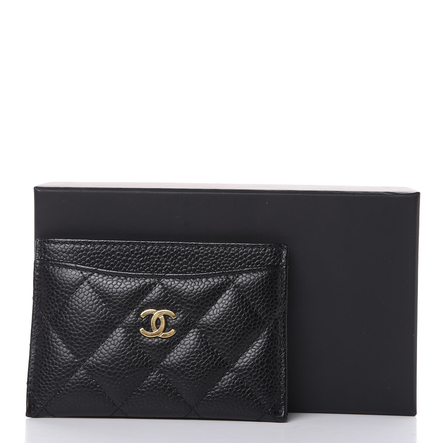 Chanel Caviar Quilted Card Holder Black 9 of 9