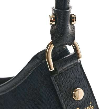 Gucci Monogram Medium Abbey D Ring Hobo Black 11 of 12