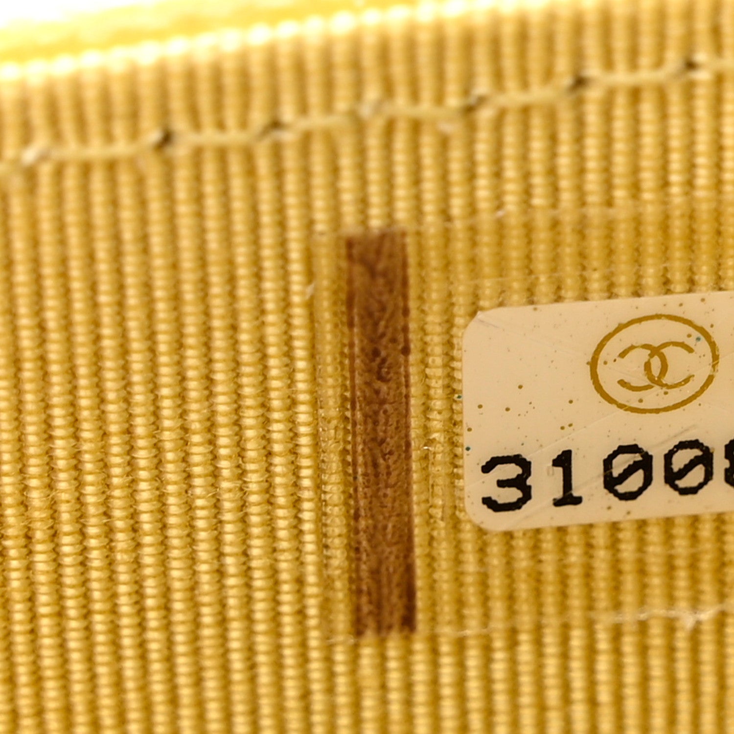 Chanel Caviar Quilted Flap Card Holder On Chain Yellow 6 of 6