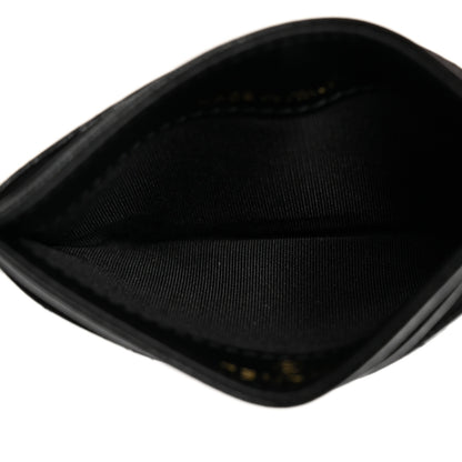 Chanel Caviar Quilted French New Wave Card Holder Black 8 of 9